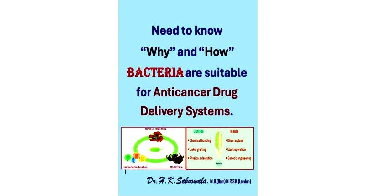 “Illustration of bacteria for anticancer drug delivery”