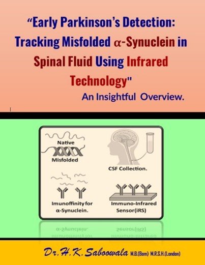 Illustration of infrared biomarker tracking for early Parkinson’s detection