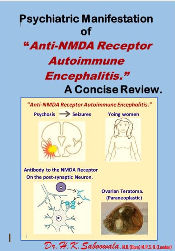 anti nmda receptor encephalitis showing autoimmune synaptic dysfunction